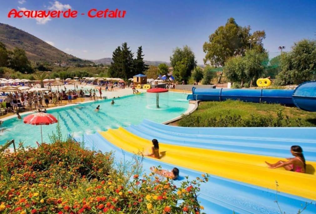 Villa Indipendente Le Coccinelle Beach Mare Piscina A 250 Mt Dal Mare Con Servizio Di Piscina A 400 Mt 12 K Da Cefalu Campofelice Di Roccella Bagian luar foto